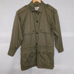 Tilley Endurables Womens S / M  oversized Khaki Green Safari Utility Jacket